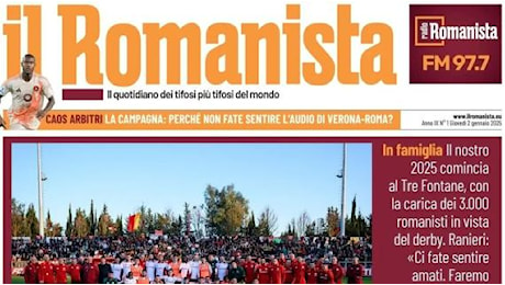 Il Romanista in apertura: Happy new here. Poi su Dovbyk: Artem senza alert