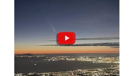 Straordinario Timelapse della cometa c/2023 Atlas: il video dall'Italia