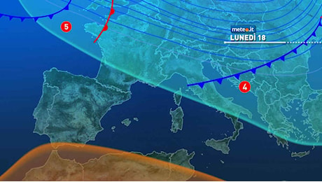 Meteo, al via una settimana burrascosa: venti intensi e aria artica dal 20