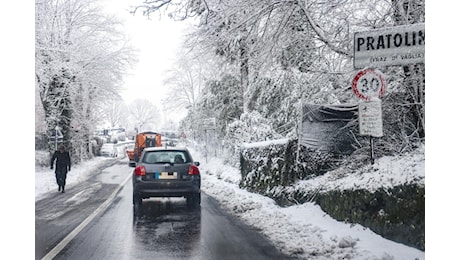 Rischio neve, l’allerta anche nel Fiorentino