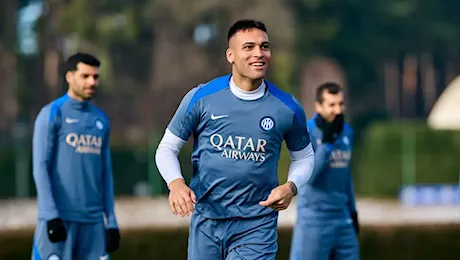 Eve of Inter vs Udinese, training session for the Nerazzurri