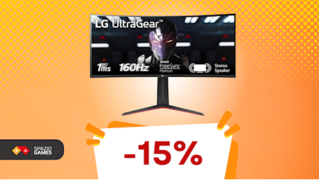 Con questo monitor LG il mondo di gioco è tutto a portata di mano! (-15%)