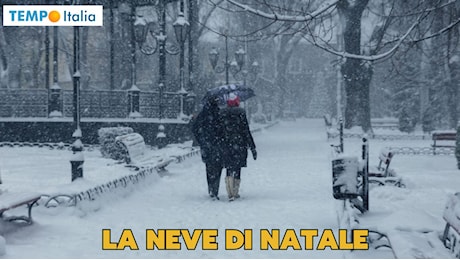 La tempesta di Natale. Neve forte e diffusa: le regioni coinvolte