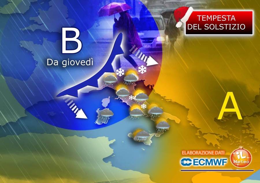 Tempesta Del Solstizio In Arrivo Piogge Venti Forti E Nevicate