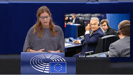 Il duello tra Viktor Orban e Ilaria Salis in europarlamento [SUB-Ita]