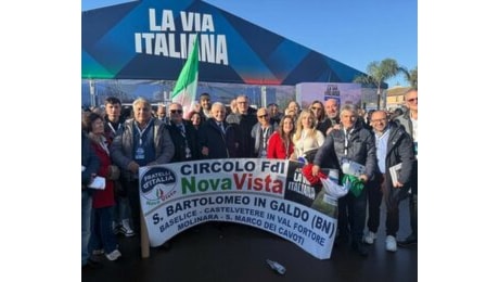 Atreju 2024, folta la delegazione sannita che ha preso parte all'evento