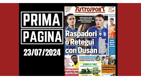 Prima pagina Tuttosport: “Manchester City, Guardiola vuole Donnarumma”