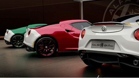 Alfa Romeo 4C : la collezione speciale che omaggia Nicola Larini