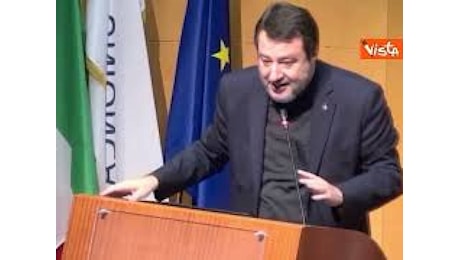 VIDEO: Ponte sullo Stretto, Salvini: 10 minuti per un tragitto che oggi si fa in 120