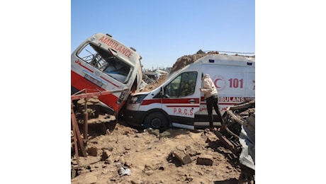 La Difesa Civile di Gaza afferma che il 75% dei suoi veicoli è fuori servizio