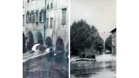 L'Adige rompe gli argini, 58 anni fa l'alluvione che sconvolse la città di Trento (FOTO): 'Si è vissuta una notte da incubo'