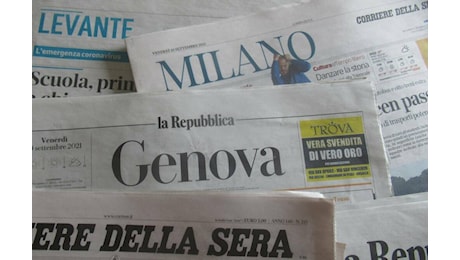 RASSEGNA STAMPA. Regione: l’insediamento a sorpresa di Bucci