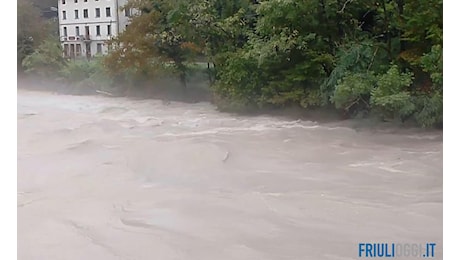 Frane, guadi chiusi e fiumi ingrossati: il maltempo in Friuli Venezia Giulia