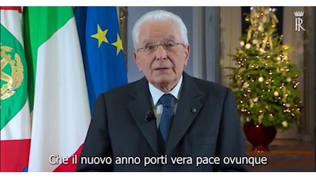 Il discorso di fine anno di Mattarella: Pace grida la sua urgenza, angoscia per Cecilia Sala, liste d'attesa troppo lunghe, tanti rinunciano a cure - VIDEO