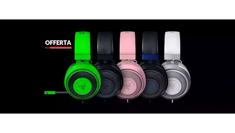 Cuffie Razer in SCONTO ad appena 50€: musica TRAVOLGENTE