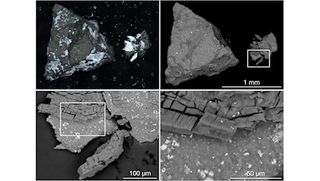 Sorprendente scoperta nel campione di asteroide raccolto da OSIRIS-REx