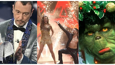 Pagelle ascolti tv, top e flop di ieri: vince la finale di Ballando con le Stelle, il Grinch conquista il podio