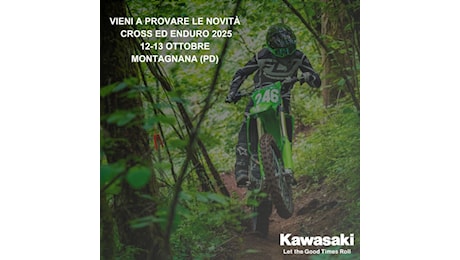 TEST RIDE GRATUITO – KAWASAKI Enduro e Cross MY2025