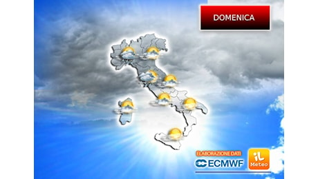 Meteo: Domenica, primi segnali di un peggioramento del Tempo al Centro-Nord, gli aggiornamenti