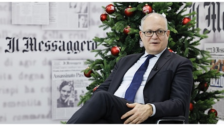 Natale al Messaggero, Gualtieri: «Il Giubileo cambierà l'immagine di Roma»