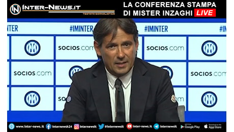 Inzaghi in conferenza stampa alla vigilia di Inter-Como