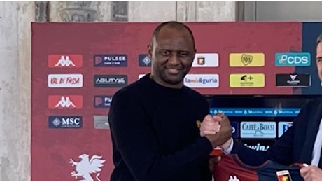 Vieira: Gilardino giocatore e allenatore importante per il Genoa. Non convincerò i tifosi