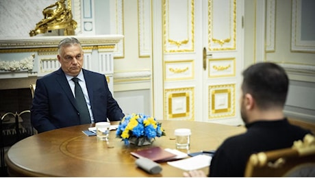 Orban in Ucraina chiede un cessate il fuoco