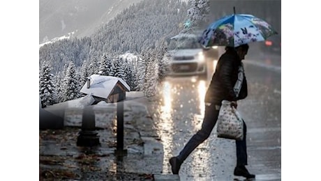 Meteo: Prossime Ore, si avvicina un'intensa Perturbazione, tornano Pioggia e Neve, ecco dove