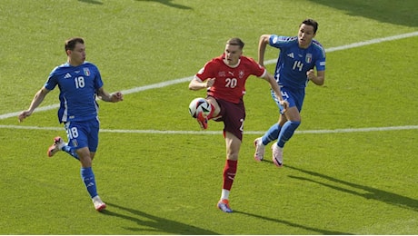 Italia-Svizzera a Euro 2024, gli ottavi di finale in diretta. Le formazioni ufficiali: in attacco c'è Scamacca, dentro Fagioli