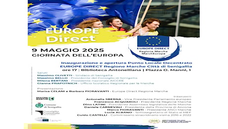 Due giorni con la festa dell’Europa a Senigallia