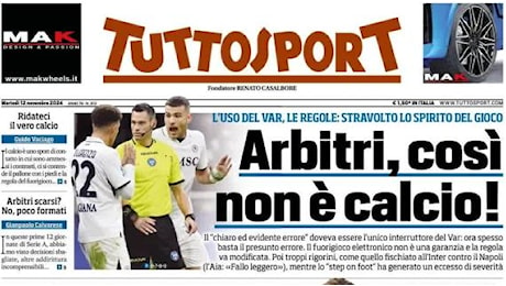 Tuttosport in prima pagina sul mercato della Juventus: Zirkzee, mossa Scudetto