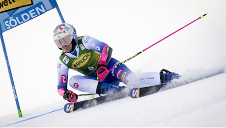 Coppa del mondo di sci: in attesa della seconda manche (ore 13) Marta Bassino è quinta a 90 centesimi dalla Shiffrin