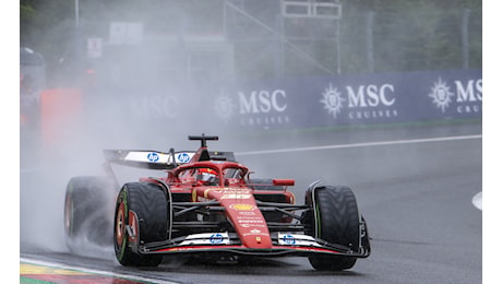 F1, qualifiche GP Belgio: Leclerc sorprende e fa la magia a Spa
