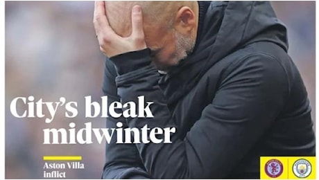 Il tetro inverno del City: la prima pagina del The Observer Sport