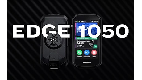 Garmin presenta Edge 1050, un ciclocomputer che è quasi uno smartphone