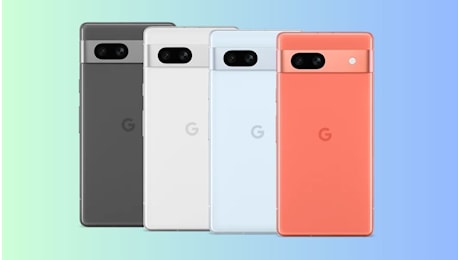 Pixel 7a, con l'offerta Amazon lo smartphone di Google arriva al minimo storico