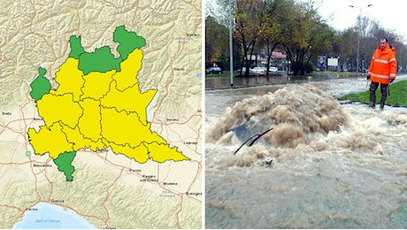 Allerta gialla in Lombardia: temporali e rischio grandine. A Milano sotto osservazione Seveso e Lambro