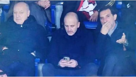 Juventus-Milan, spettatori speciali all'Al-Awwal Park Stadium: Marotta, Ausilio e Baccin paparazzati sugli spalti