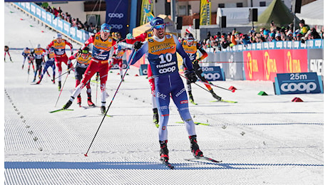 Tour de Ski, Pellegrino fa uno splendido secondo posto nello skiatlon della Val di Fiemme