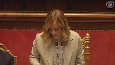 Meloni: Resteremo a fianco dell'Ucraina, serve un cessate il fuoco immediato