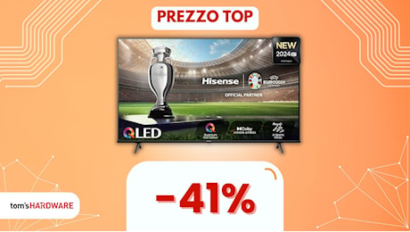 Mai vista una Smart TV QLED da 65 così economica: questo doppio sconto è imperdibile!