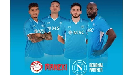 Ufficiale, nuova partnership tra il Napoli e Maneki: tutti i dettagli, belle notizie anche per i tifosi