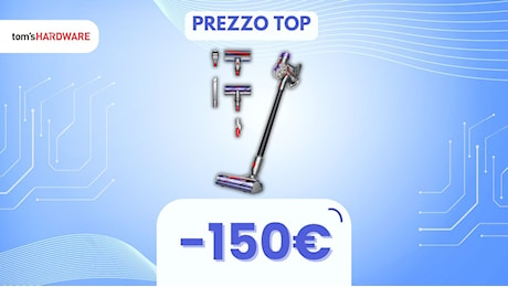 Pulizie smart ad un prezzo mai visto prima: il Dyson V8 Total Clean oggi costa 150€ in MENO!