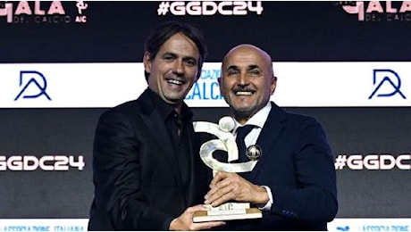 Gran Galà, Inzaghi miglior allenatore e Inter miglior società: tutti i premi