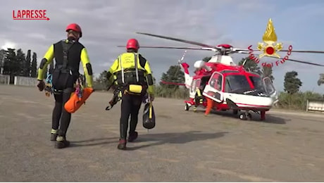 VIDEO Maltempo in Sardegna, riprese le ricerche di Davide Manca disperso a Monte Arcosu- LaPresse