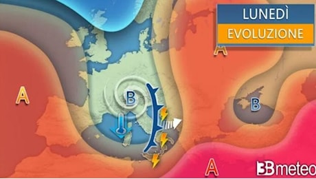 In arrivo forti piogge e temporali, le zone più a rischio