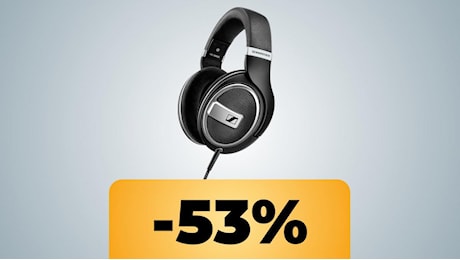 Le Cuffie Sennheiser HD 599 sono a metà prezzo su Amazon per la Festa delle Offerte Prime