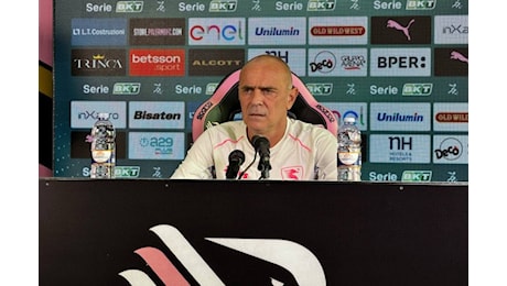 Martusciello: Palermo grande squadra, ma campo non idoneo. Amatucci straordinario