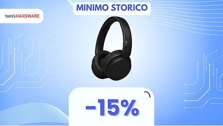 Ascolta la musica dove vuoi: queste cuffie al MINIMO STORICO durano 65 ore!