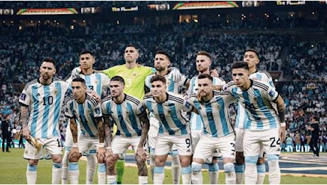 Ranking Fifa: Argentina prima, l'Italia resta decima
